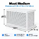 DECOCLIM - Airco omkasting - ALU - (RAL9010) Wit - M