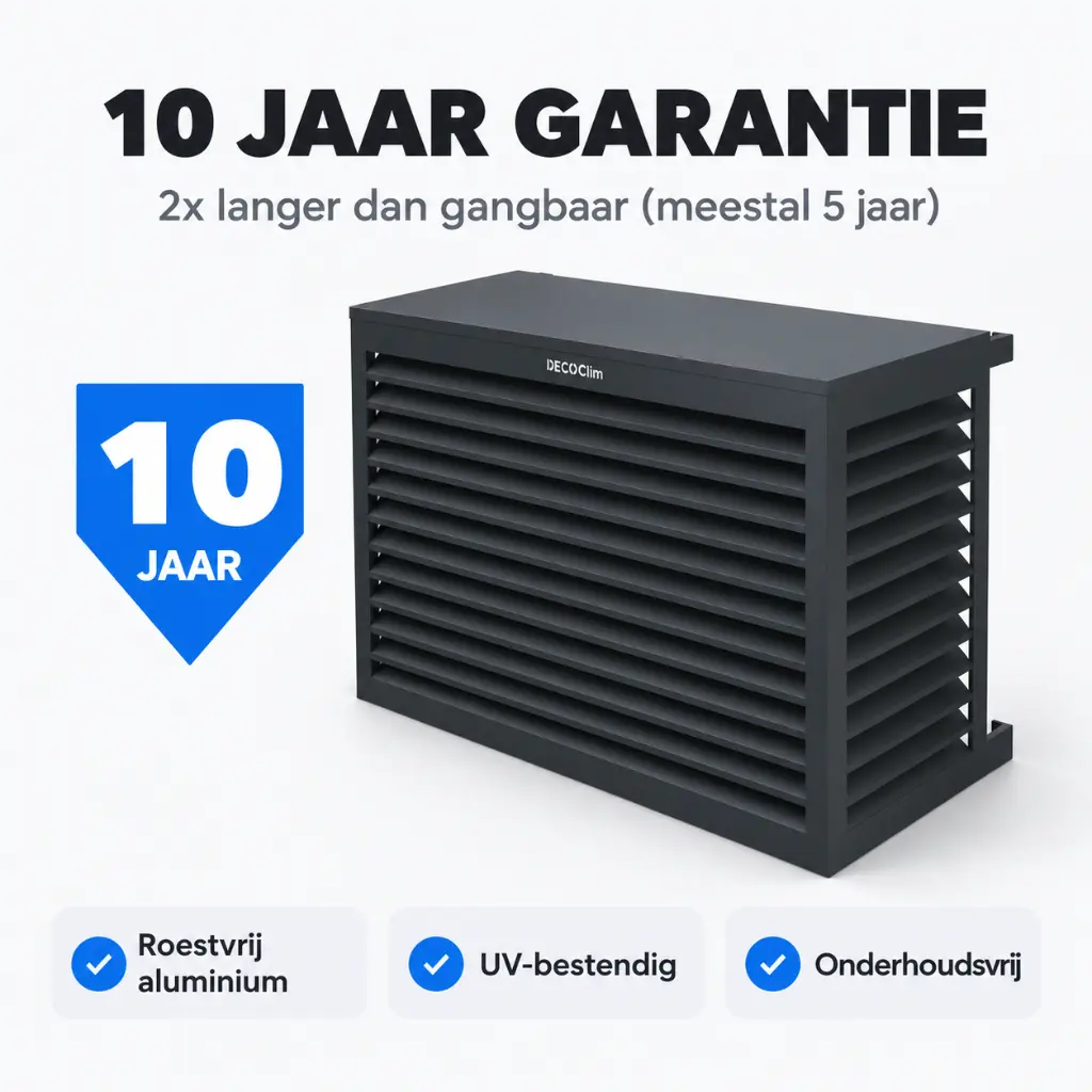 DECOCLIM - Airco omkasting - ALU - (RAL7016) Antraciet - M