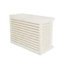 DECOCLIM - Airco omkasting - ALU - (RAL9001) Crèmewit - S