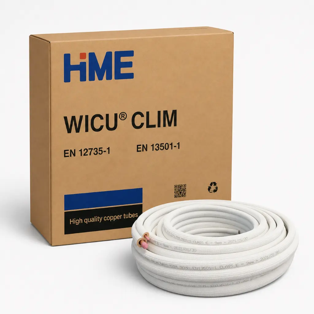 1/4''+3/8''(wit) - Wicu Clim koelleiding 20m