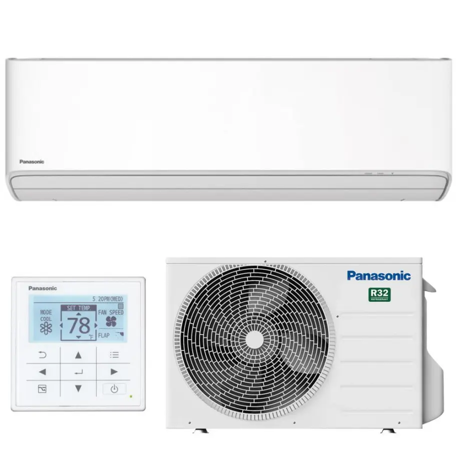 Panasonic - wandunit server 3,5 kW R32 incl Wifi KIT