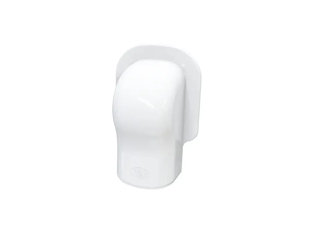 Tecnosystemi - Optima muur afdekkap TM102 zuiverwit RAL 9010 (zakje 3 stuks)