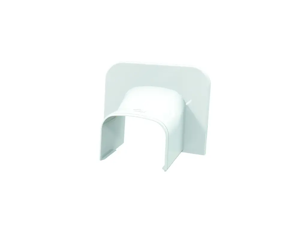 Tecnosystemi - Optima eindstuk plat TA102 zuiverwit RAL 9010 (zakje 3 stuks)