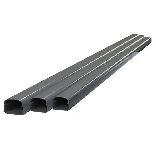 Tecnosystemi - Optima leidinggoot T75 lengte 2 meter 74 x 55 mm antraciet RAL 7016 (doos 14 lengtes)