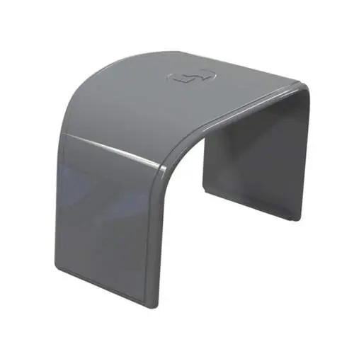 Tecnosystemi - Optima koppelstuk MG75 antraciet RAL 7016 (zakje 5 stuks)