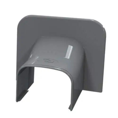 Tecnosystemi - Optima eindkap plat TA102 antraciet RAL 7016 (zakje 3 stuks)