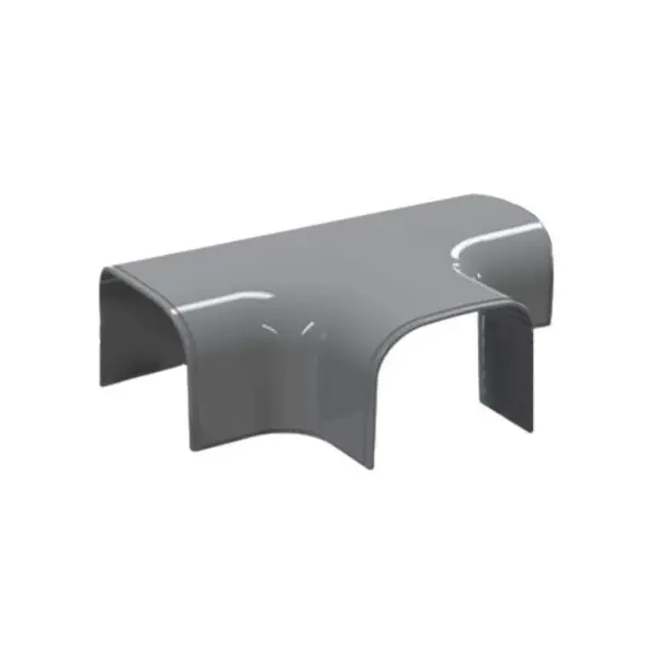 Tecnosystemi - Optima T-stuk DT75 antraciet RAL 7016 (zakje 5 stuks)