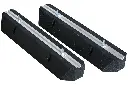 Rubberen opstelbalk 1000 (set van 2st) - 1000*180*100mm - Incl. bouten M10 (Per pallet 30 sets)