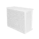 DECOCLIM - Airco omkasting - ALU - (RAL9010) Wit - L