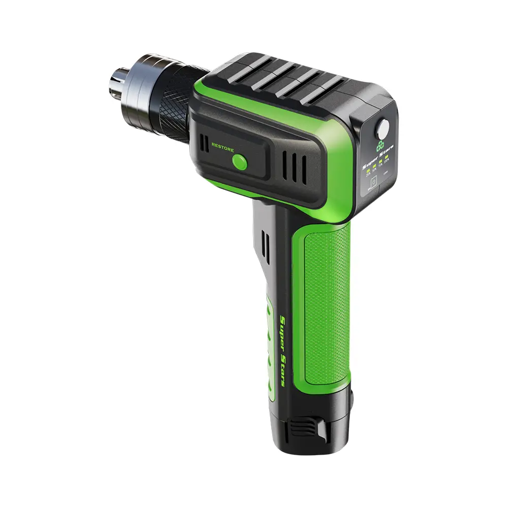 Super Stars - accu optromp apparaat in koffer incl accu en lader 1/4",3/8", 1/2",5/8",3/4",7/8