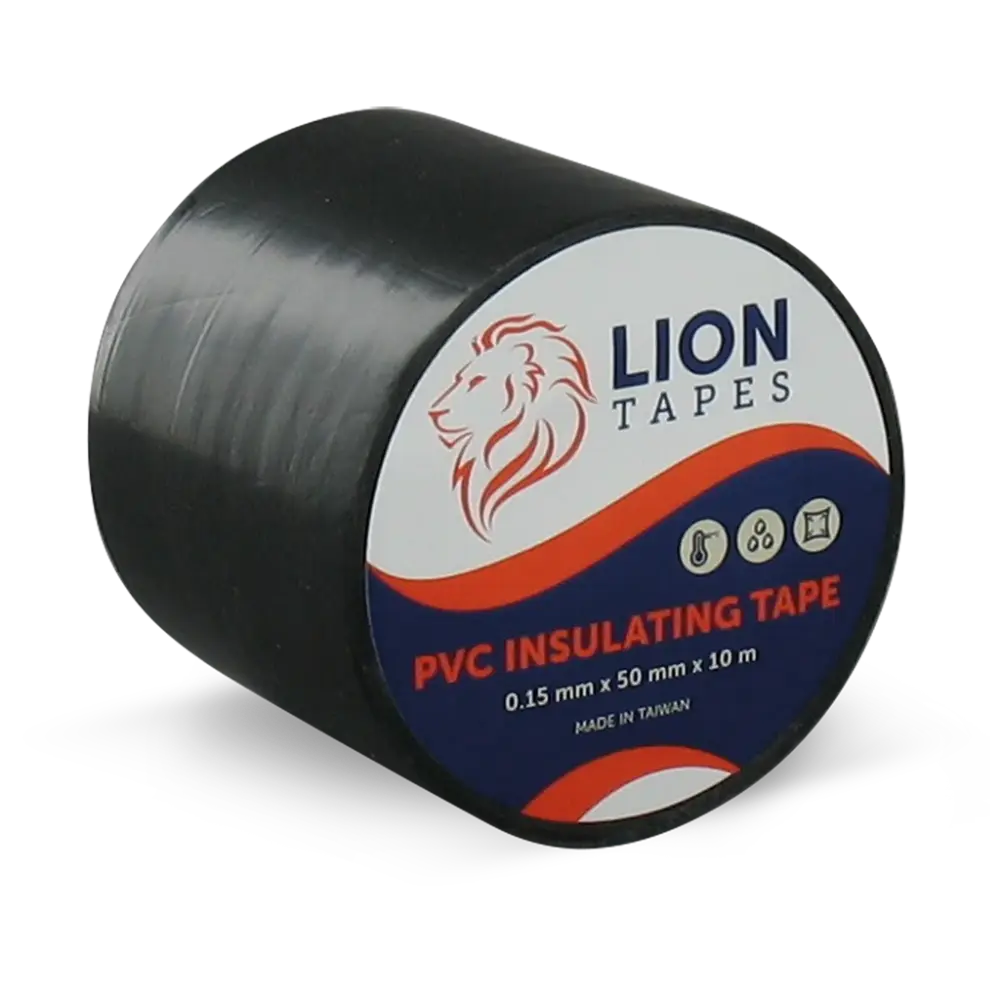 Lion pvc isolatietape 50/10 .15 zwart