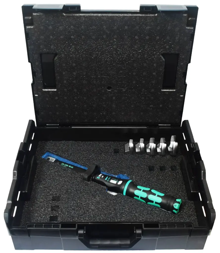 Super Stars - Momentsleutelset met Wera X7 sleutel 10-100NM + insteekbekken