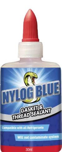 Nylog Blue vloeibare pakking en draadafdichting voor flare verbindingen HFK