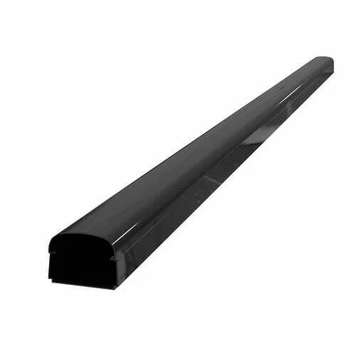 Tecnosystemi - Optima leidinggoot T102 lengte 2 meter 100 x 66 mm zwart RAL 9005 (doos 8 lengtes)