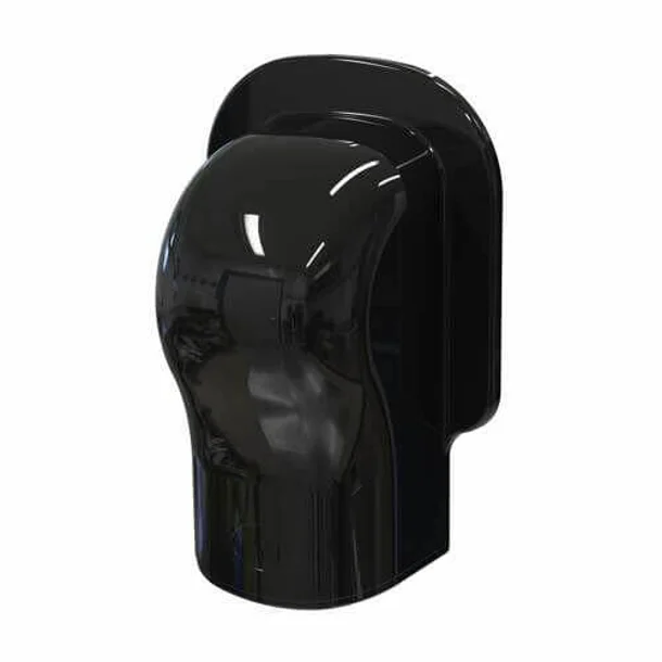 Tecnosystemi - Optima muur afdekkap TM102 zwart RAL 9005 (zakje 3 stuks)