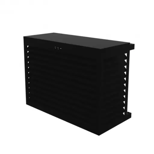 [CN001920] DECOCLIM - Airco omkasting - ALU - (RAL9005) Zwart - S
