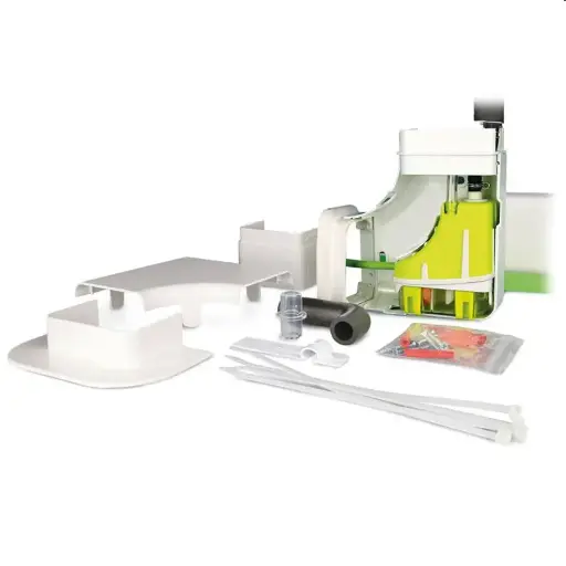 [CN001216] Aspen Mini Lime S+ condenspomp met Slimline witte kabelgoot