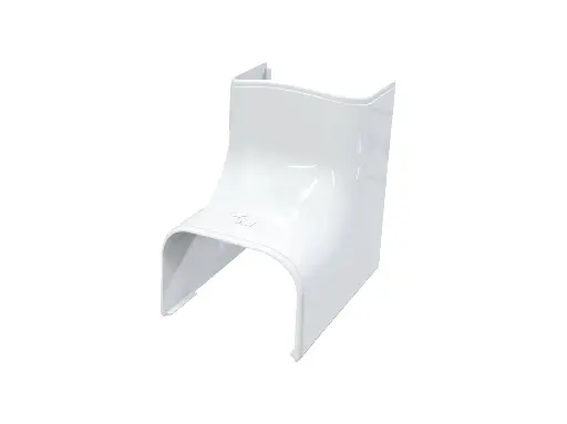 [CN001264] Tecnosystemi - Optima binnenbocht 90° CAI102 zuiverwit RAL 9010 (zakje 3 stuks)