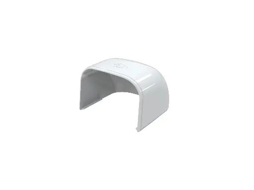 [CN001268] Tecnosystemi - Optima eindkap rond TC102 zuiverwit RAL 9010 (zakje 3 stuks)