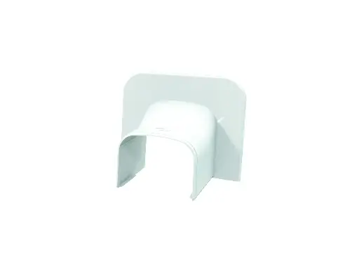 [CN001274] Tecnosystemi - Optima eindstuk plat TA102 zuiverwit RAL 9010 (zakje 3 stuks)