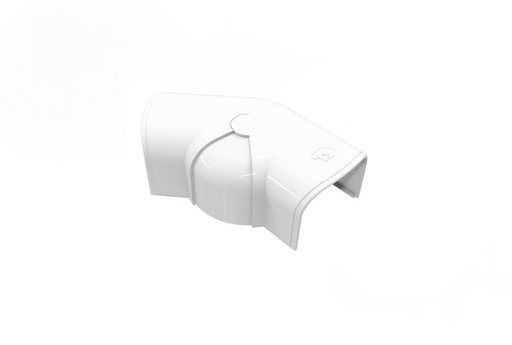 [CN001278] Tecnosystemi - Optima instelbare bocht 80-140° CPS75 zuiverwit RAL 9010