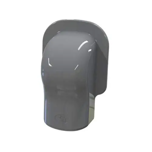 [CN001282] Tecnosystemi - Optima muur afdekkap TM102 antraciet RAL 7016 (zakje 3 stuks)