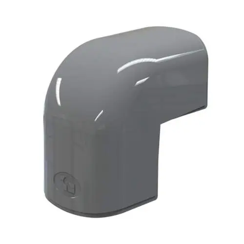 [CN001288] Tecnosystemi - Optima buitenbocht 90° CAE102 antraciet RAL 7016 (zakje 3 stuks)