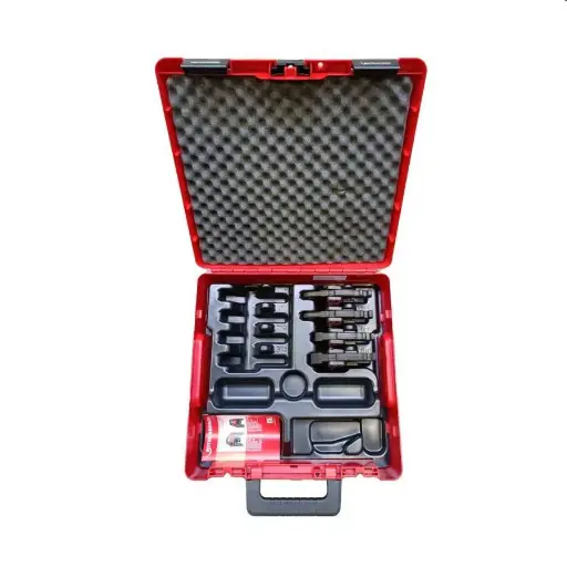 [CN001410] MaxiPro - persbekkenset 1/4"- 5/8" in koffer voor grote machines 32kN