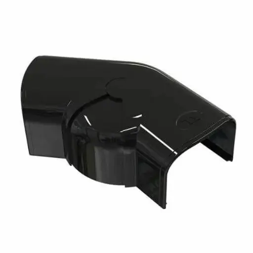 [CN001610] Tecnosystemi - Optima instelbare bocht 80-140° CPS75 zwart RAL 9005