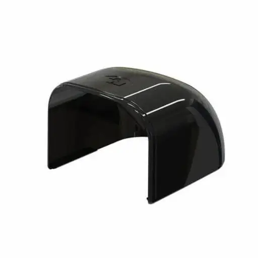 [CN001621] Tecnosystemi - Optima eindstuk rond TC102 zwart RAL 9005 (zakje 3 stuks)